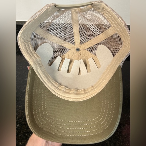 Trucker Hat Plant Lady – Olive Green & Beige Mesh Baseball Cap New without Tags - Picture 3 of 4